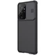 Карбоновая накладка Nillkin Camshield (шторка на камеру) для Samsung Galaxy S21 Ultra Черный / Black - изображение 3