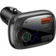 Автомобільний зарядний пристрій Baseus S-13 Bluetooth FM Launcher 2 USB + Type-C Black (CCTM-B01) - зображення 4