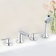 Cмеситель встраиваемый в борт ванны на четыре отверстия GROHE BauLoop хром латунь 2511900A - изображение 3