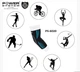 Налокотники спортивные Power System Elbow Support Evo PS-6020 Black/Blue XL - изображение 7