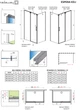Душевая кабина RADAWAY Espera KDJ 100x80 R без поддона (380495-01R, 380230-01R, 380148-01L) - изображение 3