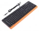 Клавіатура A4Tech Fstyler FKS10 Orange USB - зображення 2