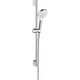 Душевой набор HANSGROHE Crometta EcoSmart с ручной лейкой, шлангом и стойкой 669мм хром 26534400 - изображение 1