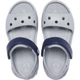 Детские сандалии Crocs Crocband Sandal Kids 23 светло-серый/синий 12856 - изображение 3