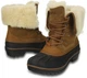 Женские зимние ботинки Crocs Women’s AllCast II Luxe Boot 38 (EU 38-39) коричневый 203431 - изображение 1