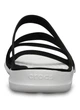 Женские шлепанцы Crocs Swiftwater Sandal 38 (EU 38-39) черный/белый 203998 - изображение 10