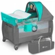 Дитячий 2в1 манеж - ліжечко Lionelo SVEN TURQUOISE/GREY - зображення 2