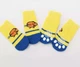 Носки с антискольжением для собак хлопок Yellow Size S - изображение 1