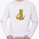 Світшот чоловічий Гарфілд (Garfield) (8771-2042) Білий XL - зображення 1