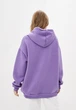 Худи Solo спортивное на флисе удлиненное One Size Лавандовый Wm1579 - изображение 3
