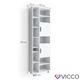 Высокий шкаф Vicco Ilias, белый - изображение 4
