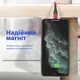 Магнитный Кабель microUSB - USB (2m) USLION US0159M Red Провод для Зарядки Телефона Fast Charging 3A и Передачи Данных - изображение 4