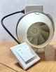 Канальний вентилятор 150 мм змішаного типу 2 швидкості UVS VENUS VKP 150 ts - зображення 2