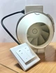 Канальний вентилятор 150 мм змішаного типу 2 швидкості UVS VENUS VKP 150 ts - зображення 7
