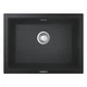 Мойка для кухни GROHE гранитная K700 610x460мм прямоугольная врезная с сифоном черная 31655AP0 - изображение 3
