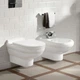 Унитаз подвесной белый VILLEROY&BOCH Hommage без сиденья 6661B0R1 - изображение 3