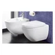 Унитаз подвесной для инсталляции белый VILLEROY&BOCH SUBWAY без сиденья 66001001 - изображение 5