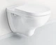 Унітаз підвісний безобідковий білий VILLEROY&BOCH O.NOVO із сидінням з мікроліфтом 5660HR01 - зображення 4
