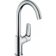 Cмеситель для умывальника с высоким изливом HANSGROHE LOGIS хром латунь с донным клапаном 71130000 - изображение 1