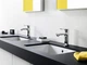 Кран на раковину одновентильный HANSGROHE METRIS хром латунь с донным клапаном 31080000 - изображение 6