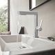Cмеситель для раковины однорычажный HANSGROHE Finoris хром латунь с донным клапаном 76063000 - изображение 4
