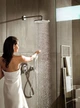 Внешняя часть смесителя без скрытой части HANSGROHE Ecostat S хром латунь 150мм 15758000 - изображение 4