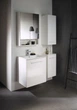 Тумбочка із дзеркалом у ванну GEBERIT SELNOVA SQUARE 78.8x85x17.5см з поличкою білий 501.268.00.1 - зображення 3