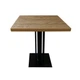 Журнальный стол loft HomeDeco ясень 700х700 - изображение 2
