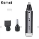 Гигиенический триммер Kemei KM-6650 аккумуляторный для стрижки волос, носа, ушей, висков и шеи 4 в 1 - изображение 4