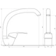 Змішувач для кухні IBERGRIF SQUARE M14822W (IB0034) - зображення 2