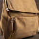 Компактный женский текстильный рюкзак Vintage 20196 Коричневый - изображение 8