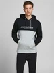 Толстовка Jack & Jones JJEURBAN BLOCKING SWEAT HOOD NOOS XL Черный 12190441-Black - изображение 2