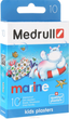 Пластир медичний Medrull дитячий, з полімерного матеріалу,розмір 19 мм х 72 мм, №10 - зображення 1