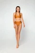 Купальник раздельный (Плавки и Топ) Designed for Fitness Moto Girl Gold M - изображение 1