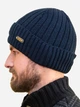 Шапка мужская ШЗФР-03-02 Classic с флисовой подкладкой One Size Navy blue (ROZ6400128854) - изображение 2