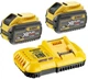 Зарядное устройство для инструмента DeWalt 18 В, 54 В, выходной ток 8 А, 2 Аккумулятора для инструмента (DCB118X2) - изображение 1