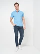 Поло Tom Tailor 1016502 S Блакитне (4063421032223) - зображення 3