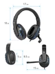 Наушники Defender Warhead G-160 Black-Blue (64118) - изображение 3