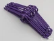 Набір 10 шт плічка вішалки ДПД СКФ01 39 см фіолетового кольору - зображення 2