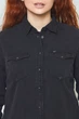 Рубашка джинсовая Lee Regular Western Shirt Regular Fit (L45SZH01) Черный S-00 - изображение 4