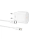 Сетевое зарядное устройство XO L81B EU PD 20W USB Power Adapter для телефонов Apple Type C Белый цвет - изображение 3