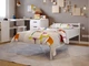 Двуспальне ліжко Метакам Comfort-1 металічне 190x180 Білий Глянець - зображення 2