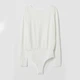 Боді-блузка H&M 75243 L Біла (KAY2000001115961) - зображення 1