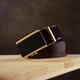 Ремень мужской из натуральной кожи Vintage leather-20260 115 см Коричневый - изображение 9