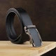 Ремень мужской из натуральной кожи Vintage leather-20277 115 см Черный - изображение 11