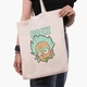 Еко сумка шопер Рік Санчез та Бендер Рік та Морті (Bender Rick and Morty) (9227-2942) 41x35 см Бежевий - зображення 3