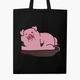 Эко сумка шоппер Гравити Фолз Пухля (Gravity Falls Waddles) (9227-2626) 41x35 см Черный - изображение 1