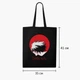 Еко сумка шопер Зошит смерті Ел Лолайт (Death Note L Lawliet) (9227-2653) 41x35 см Чорний - зображення 5