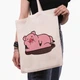 Еко сумка шопер Гравіті Фолз Пухля (Gravity Falls Waddles) (9227-2626) 41x35 см Бежевий - зображення 3