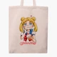 Еко сумка шопер Сейлор Мун (Sailor Moon) (9227-2917) 41x35 см Бежевий - зображення 1